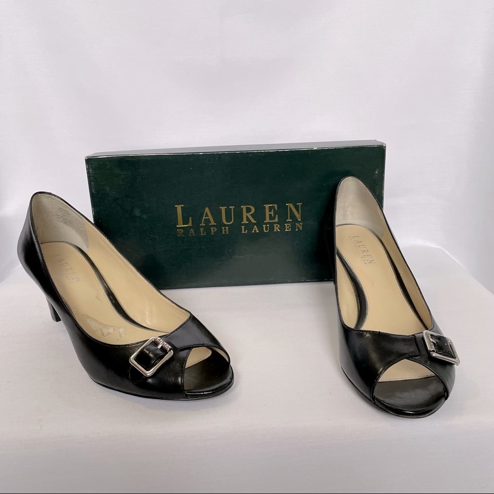 Ralph Lauren leather heels